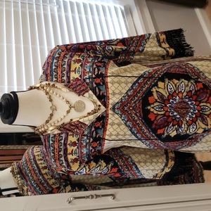 Boston Proper Fringe Dress